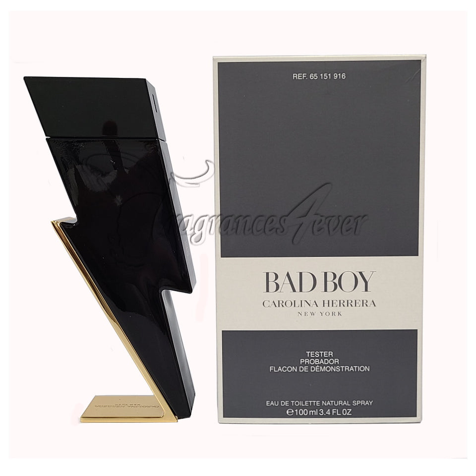 Carolina Herrera Bad Boy 3.4 oz / 100 ml EDT Spray for Men (As Shown)