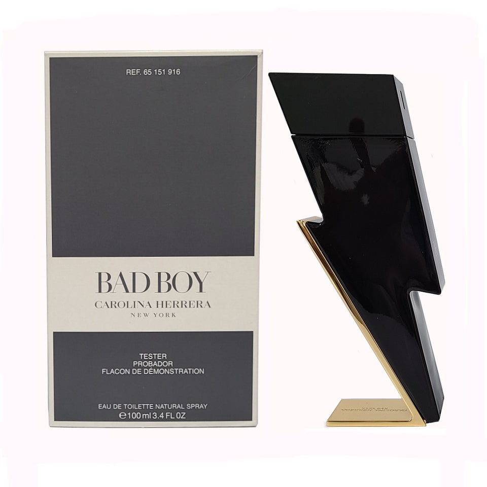 Carolina Herrera Bad Boy 3.4 oz / 100 ml EDT Spray for Men (As Shown)