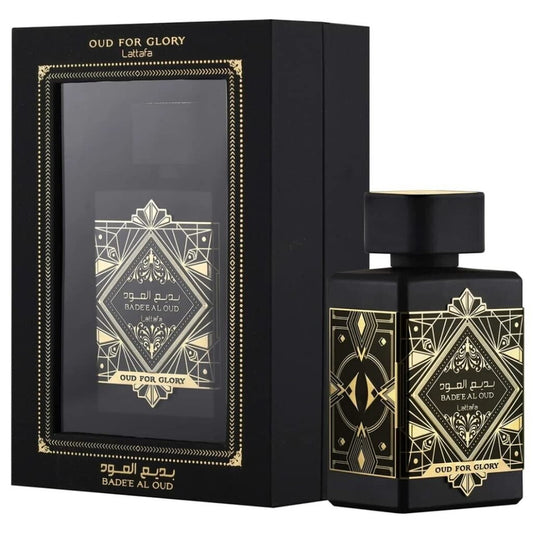 Bade'e Al Oud Oud for Glory by Lattafa, 3.4 oz Eau De Parfum Spray for Unisex
