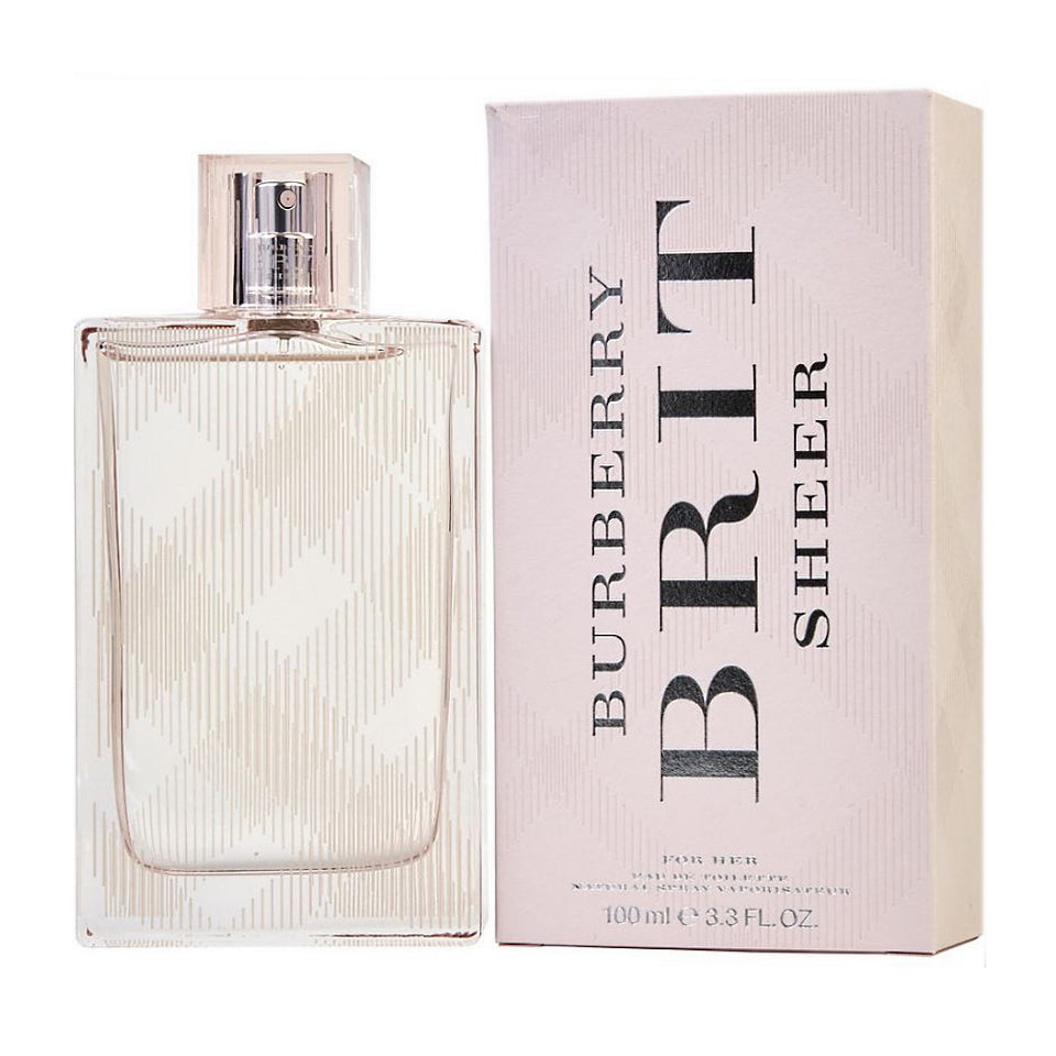 Burberry Brit Sheer 3.3 oz / 100 ml EDT Spray For Her (Not Sealed)