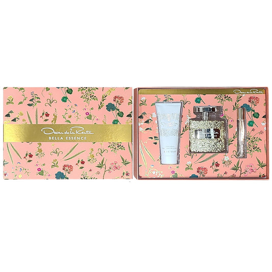 Oscar de la Renta Bella Essence Eau de Parfum 3PCS Gift Set for Women