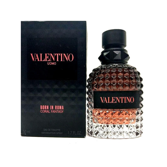 Valentino Uomo Born in Roma Coral Fantasy EDT 1.7 oz / 50 ml Spray - Not Sealed