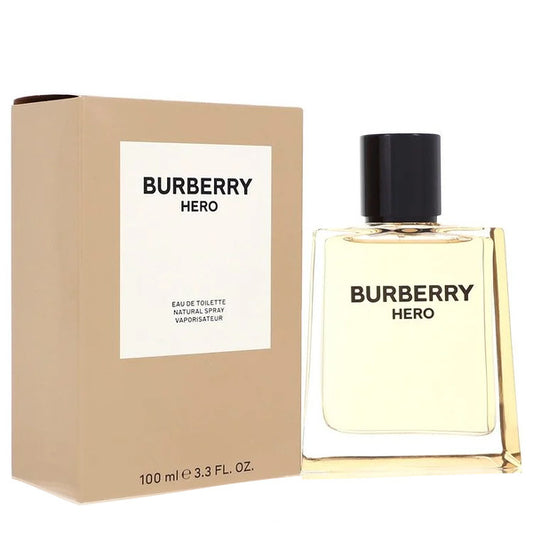 Burberry Hero EDT 3.3 oz / 100 ml Men Spray (NOT SEALED)