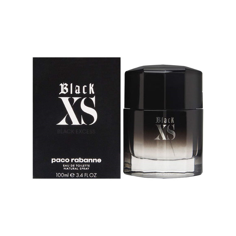 Black XS by Paco Rabanne, 3.4 oz Eau De Toilette Spray for Men
