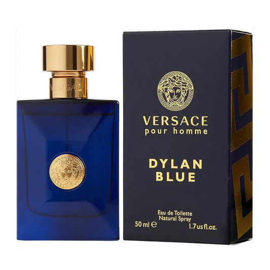 Versace Dylan Blue Pour Homme EDT 1.7 oz / 50 ml Spray  (Not Sealed)
