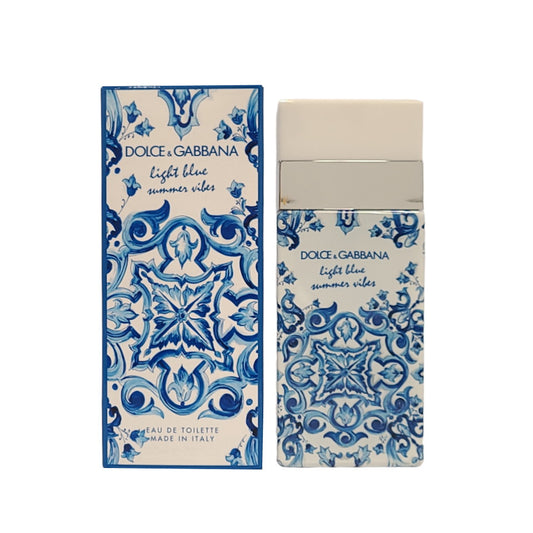 D&G Light Blue Summer Vibes EDT 3.3 oz / 100 ml Spray Women - Not Sealed
