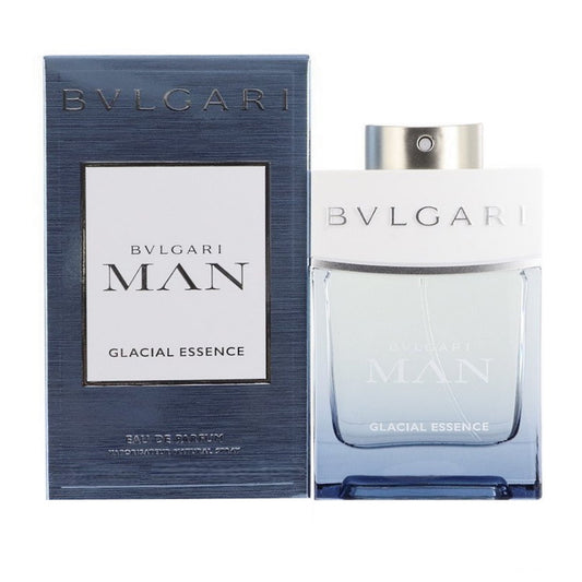 Bvlgari Man Glacial Essence EDP 3.4 oz / 100 ml Spray Damaged Box