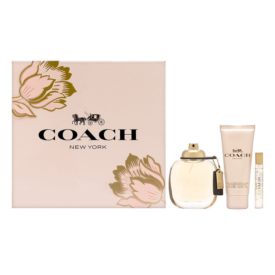 Coach New York Perfume Gift Set for Women, 3 Pieces