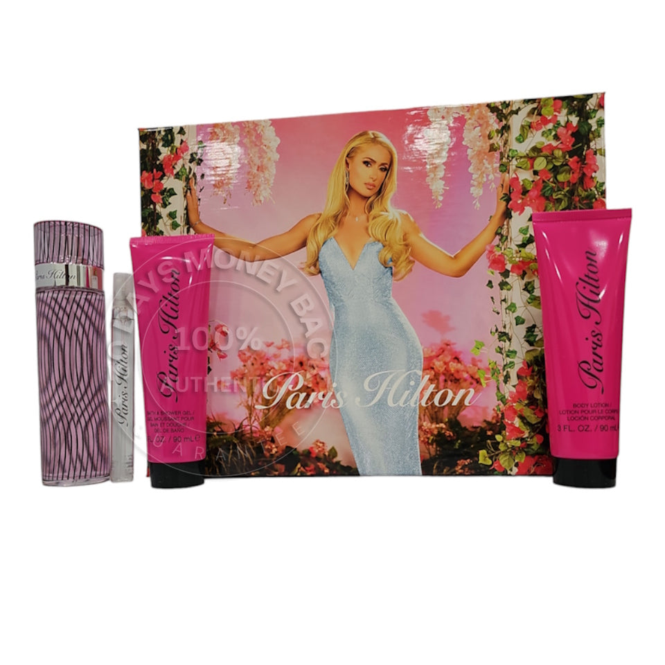 Can Can By Paris Hilton 4 Pc Gift Set Eau De Parfum For Women