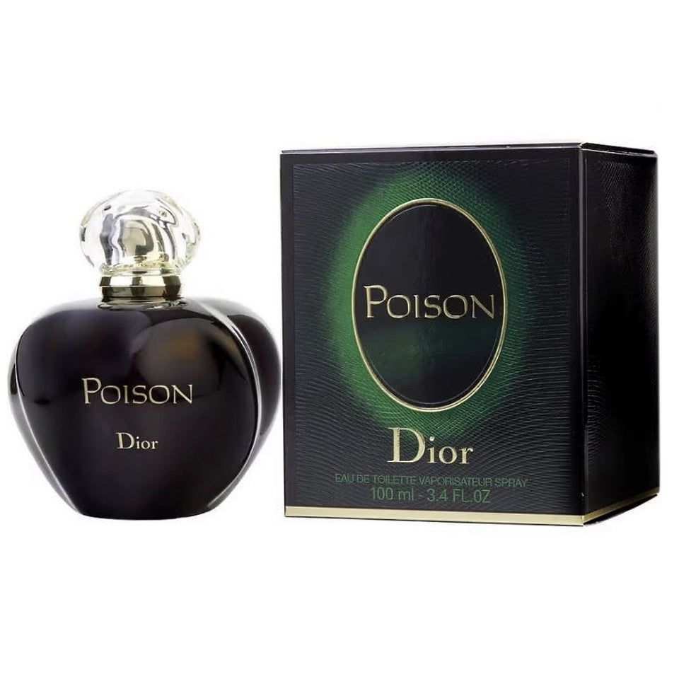 Christian Dior Poison Eau de Toilette 3.4 oz / 100 ml Women's Spray (Damaged Box)
