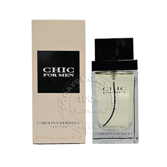 Carolina Herrera Chic Eau de Toilette 3.4 oz/100 ml Spray for Men