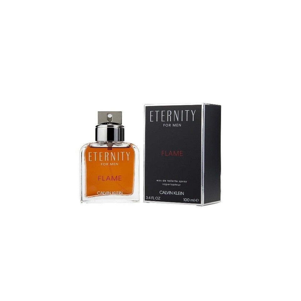 Calvin Klein Eternity Flame Cologne Eau De Toilette Spray for Men - 3.4 oz