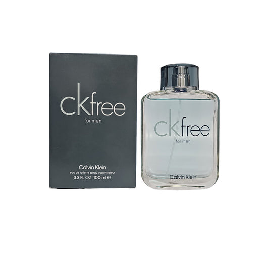 Calvin Klein CK Free 3.4 oz / 100 ml EDT Spray For Men (NOT SEALED)