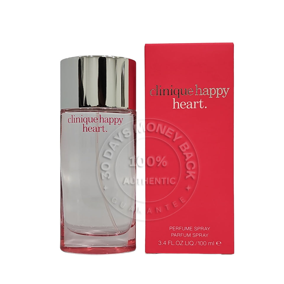 Clinique 3.4 oz Happy Heart Perfume Spray for Womens