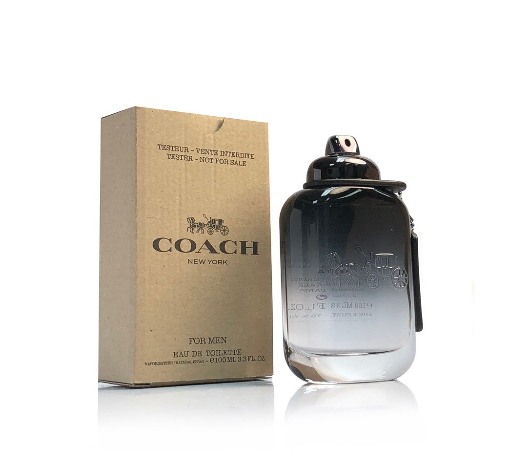 Coach New York 3 oz / 90 ML Eau de Toilette Spray For Men (Brown Box)