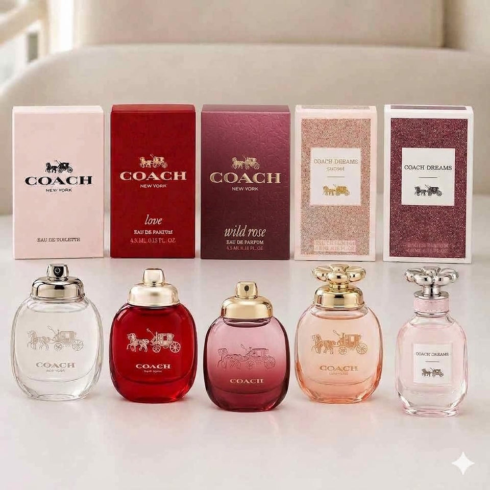 Coach  NewYork  Women's  5 PC  Miniature  Collection  Splash