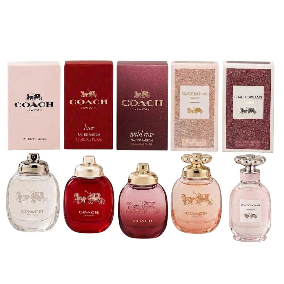 Coach  NewYork  Women's  5 PC  Miniature  Collection  Splash