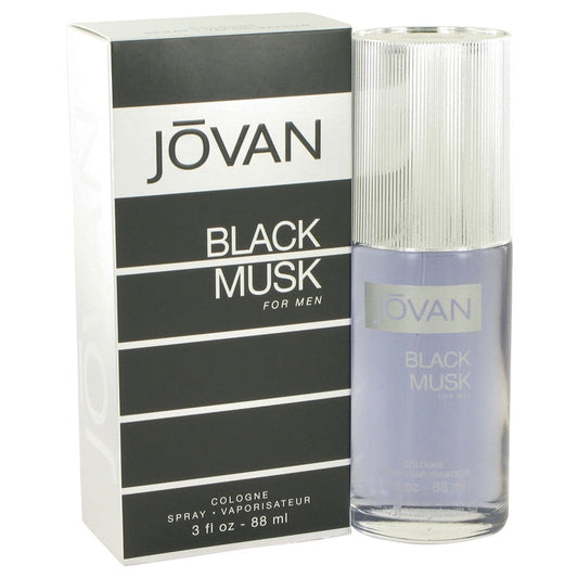 JOVAN BLACK MUSK by Jovan - COLOGNE SPRAY 3 OZ - MEN