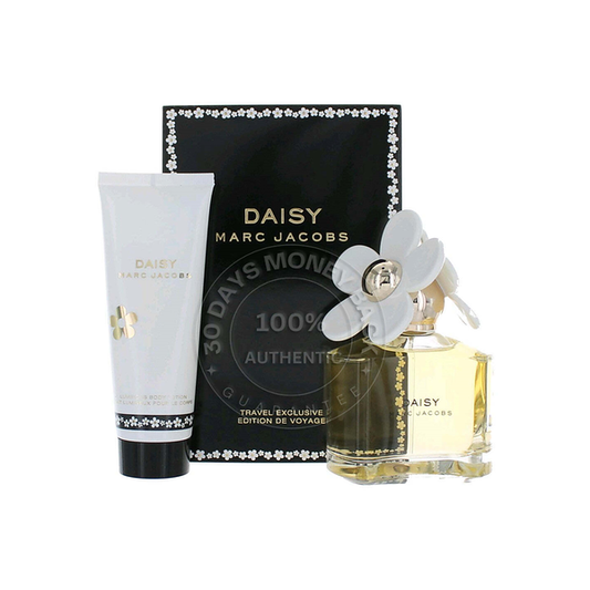 Marc Jacobs Daisy for Women 2 Pieces Travel Set (3.4 Oz EDT & 2.5 Body Lotion)
