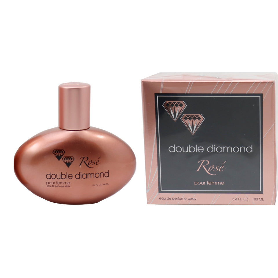 Double Diamond Rose 3.3 oz  / 100 ml Eau De Parfum Pour Femme Spray