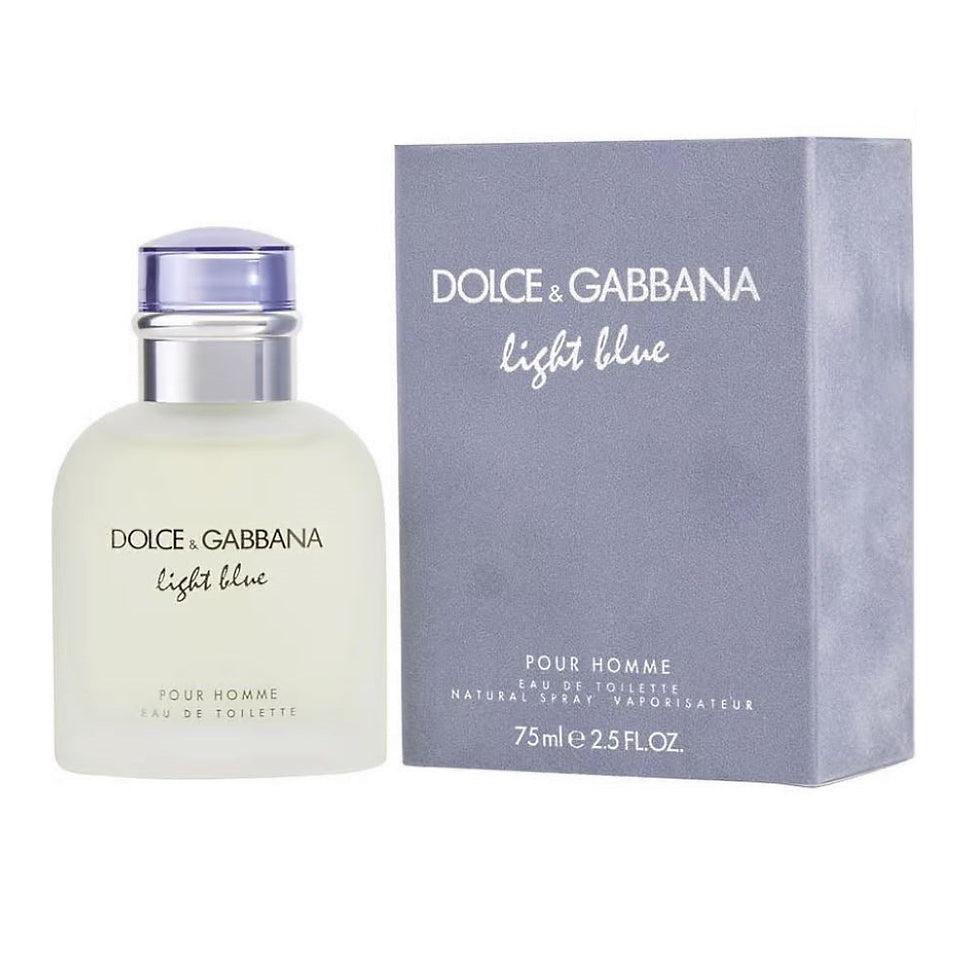 Dolce & Gabbana Light Blue Pour Homme 2.5 oz / 75 ml Eau De Toilette Spray