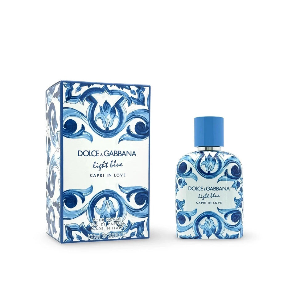 Dolce & Gabbana LIGHT BLUE CAPRI IN LOVE 3.3 oz / 100 ml EDP Spray for Men