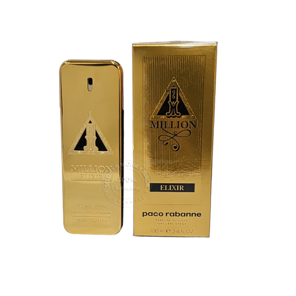 Paco Rabanne 1 Million Elixir Parfum Intense 3.4 oz / 100 ml Spray For Men