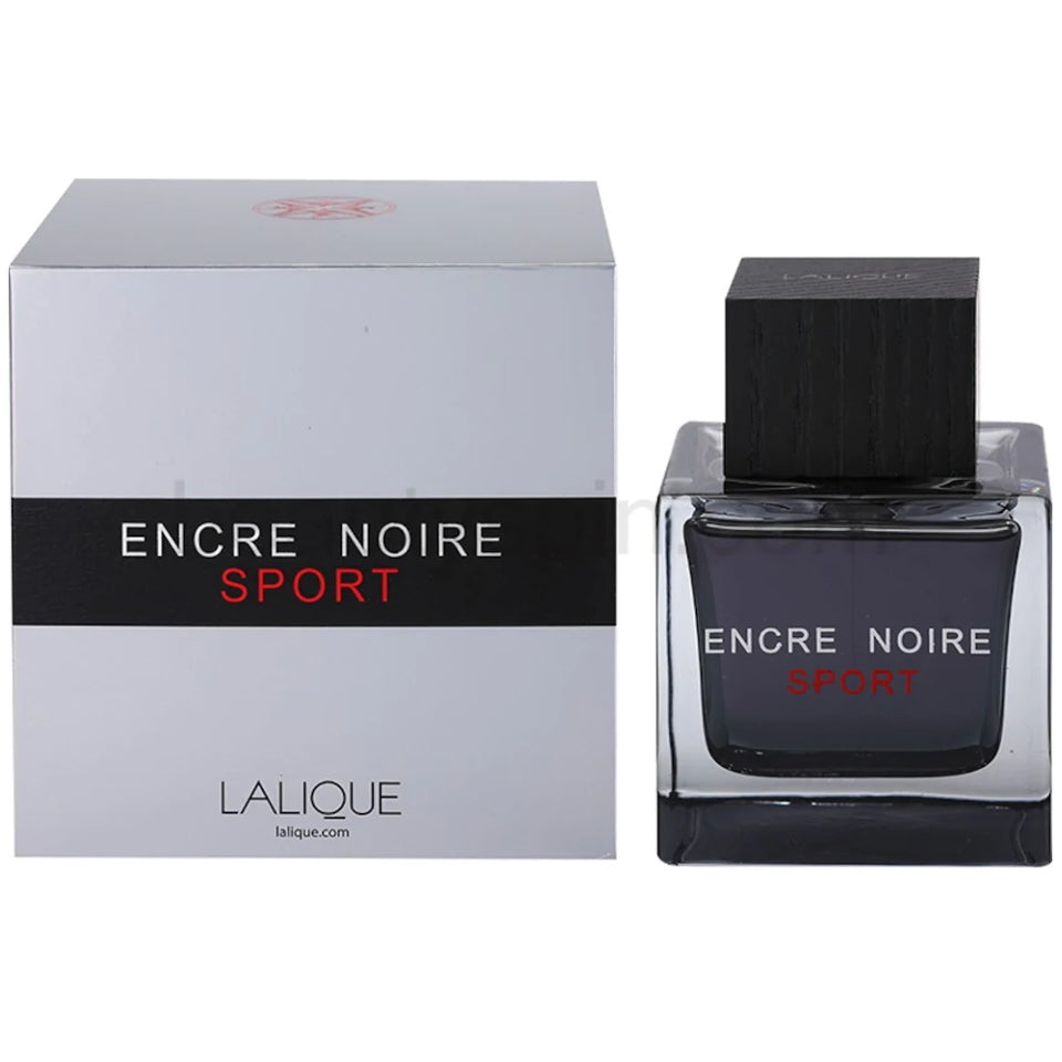 Encre Noire Sport by Lalique, 3 oz Eau De Toilette Spray for Men