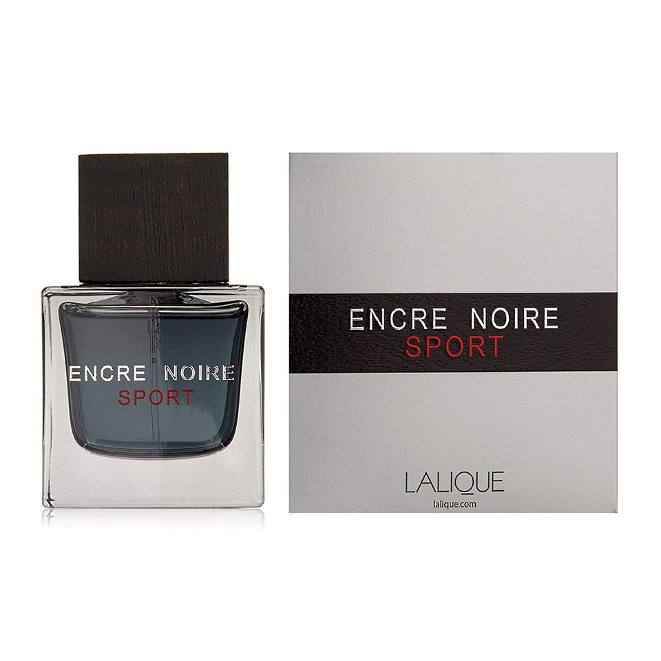 Encre Noire Sport by Lalique, 3 oz Eau De Toilette Spray for Men