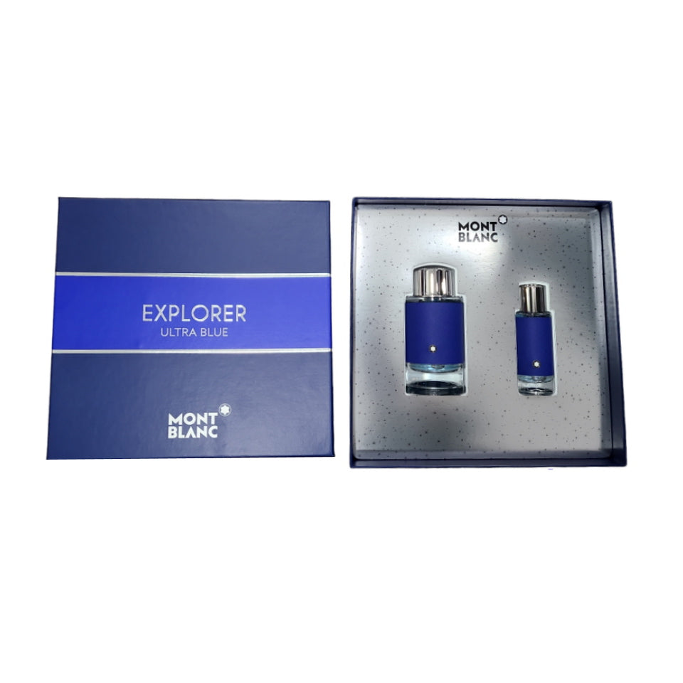 Mont Blanc Men's 2 PC Explorer Ultra Blue Gift Set