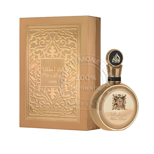 Lattafa Fakhar Gold Extrait Eau de Perfume Spray for Unisex, 3.4 Ounce
