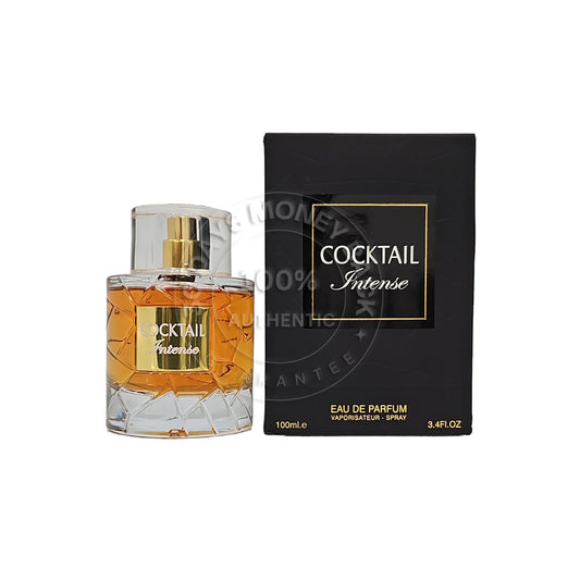 Cocktail Intense by Fragrance World Eau De Parfum Spray (Unisex) 3.4 oz for Men