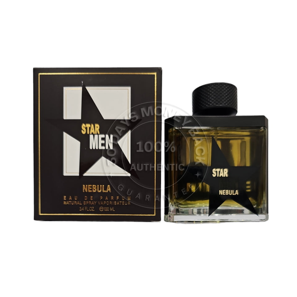 Fragrance World Star Men Nebula 3.4 oz / 100 ml Eau De Parfum Men's Spray