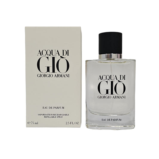 Giorgio Armani Acqua Di Gio EDP 2.5 oz Rechargeable Refillable Men Spray