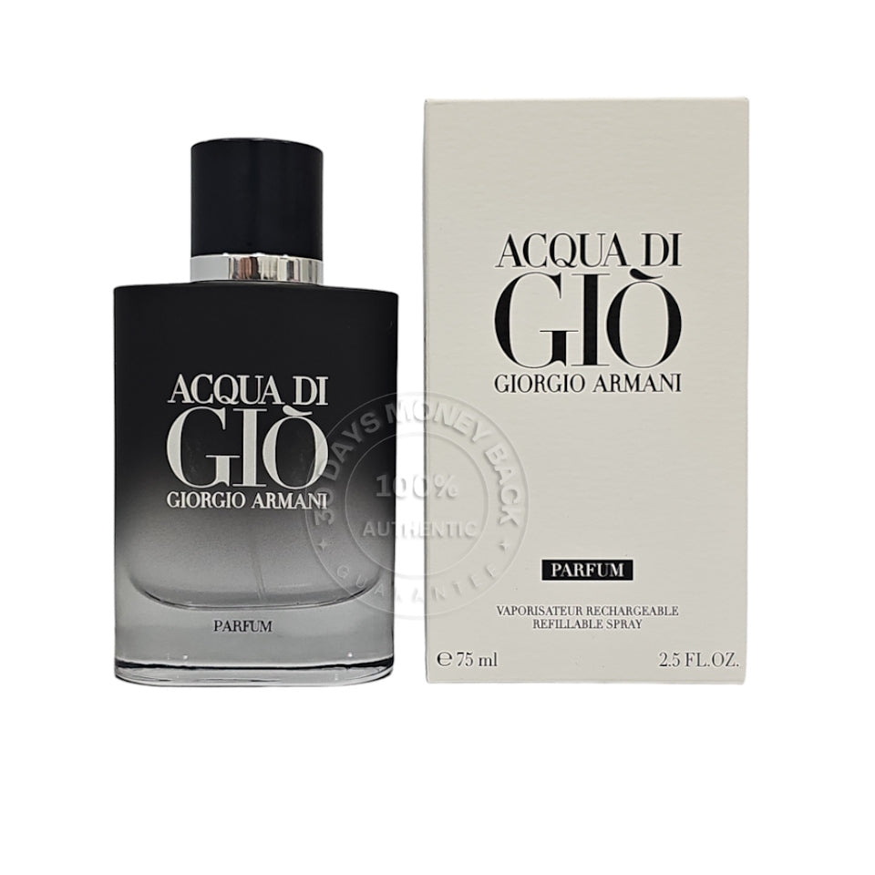 Giorgio Armani Acqua Di Gio Parfum 2.5 oz / 75 ml Refillable Spray For Men