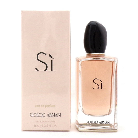 Giorgio Armani Si 3.4 oz / 100 ml Eau De Parfum Spray For Women - (Damaged Box)