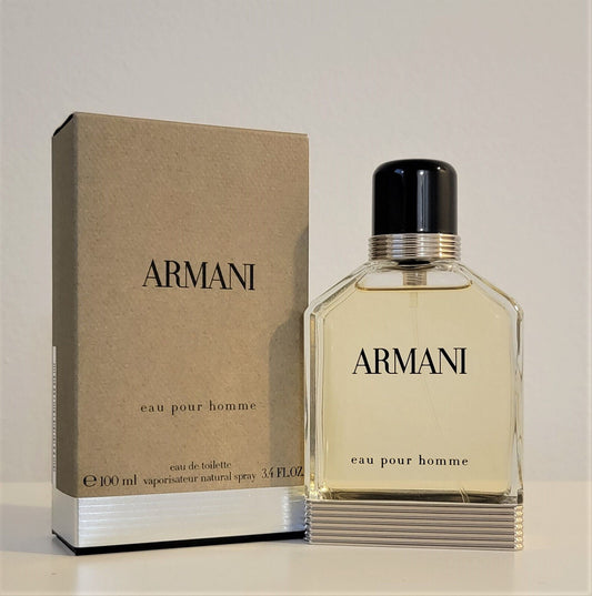 ARMANI Eau Pour Homme By Giorgio Armani EDT Spray 3.4 oz Classic Rare NEW-SEALED