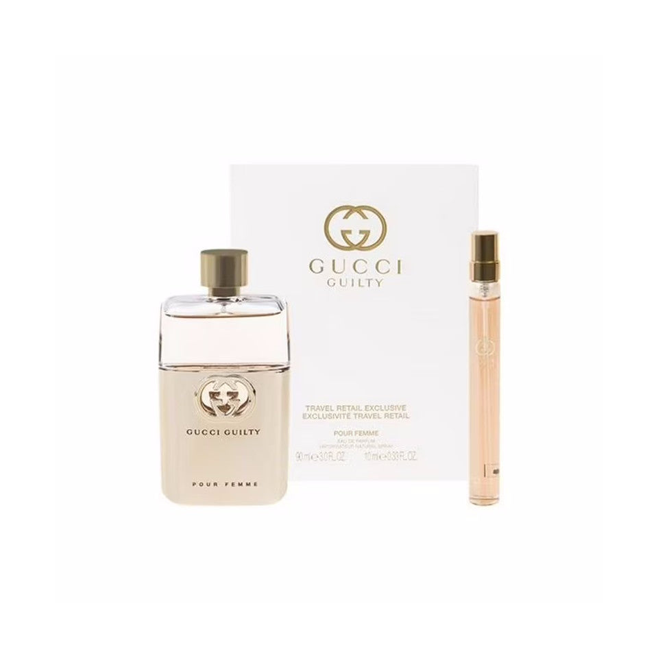 Gucci Guilty Pour Femme 2 Pc Gift set 3.4 oz + 0.33 oz Eau De Parfum For Women