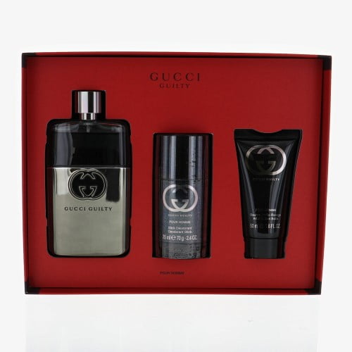 Gucci Guilty Pour Homme 3 Piece Gift Set For Men