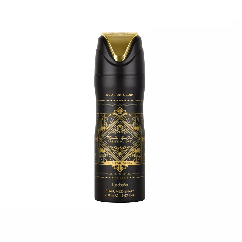 Lattafa Badee Al Oud Perfumed Deodorant Spray 6.67 oz For Men