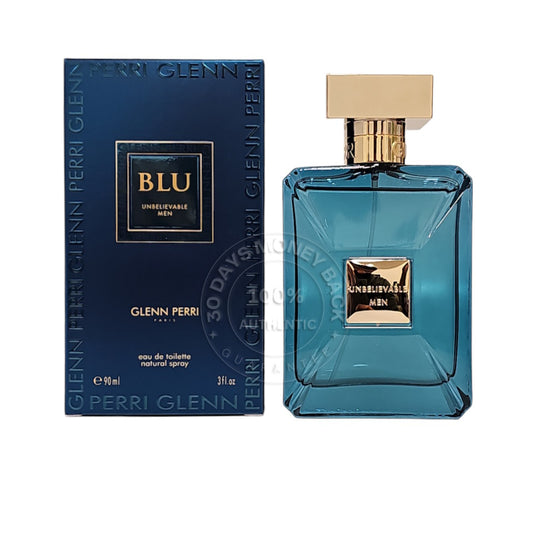 Unbelievable Blu Men 3.0 oz / 90 ML By Glenn Perri Eau De Toilette Sealed