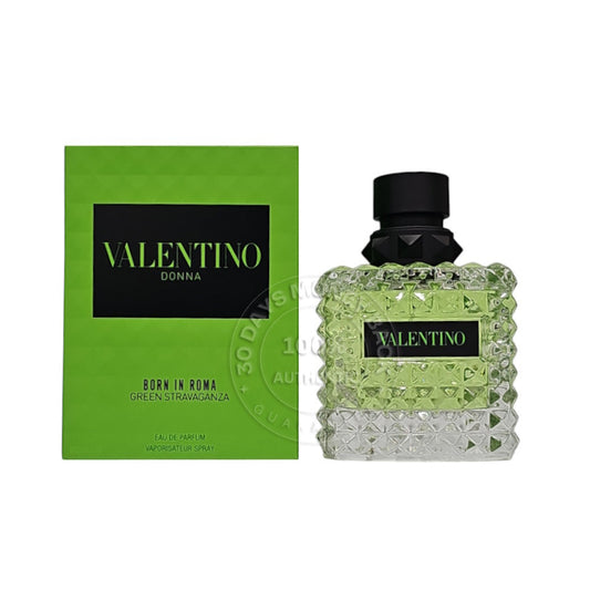 Valentino Men's Born in Roma Green Stravaganza EDT Spray 3.4 oz