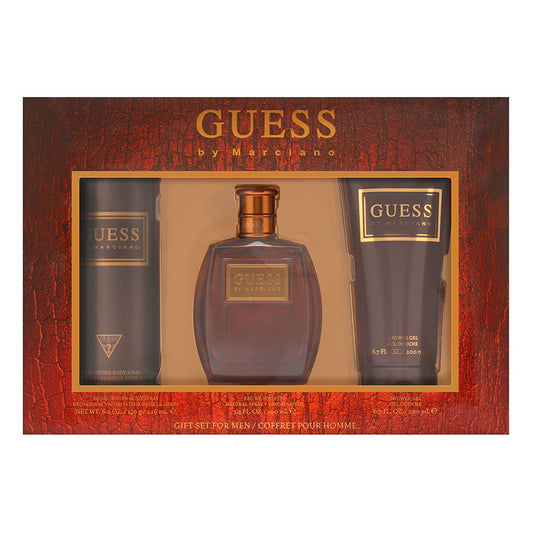Guess By Maricano Eau de Toilette 3PCS Gift Set For Men