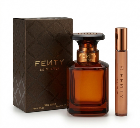 Fenty Eau De Parfum 2PC Gift Set 1 fl oz / 30 ml + .33 fl oz / 10 ml Spray NIB