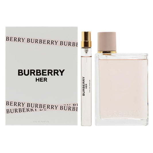 Burberry Her Eau De Parfum 2pcs Gift Set For Women