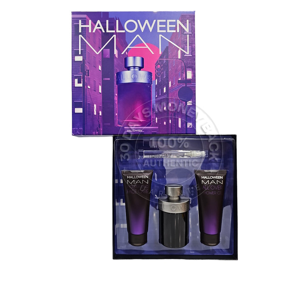 Halloween Man By Jesus Del Pozo 4 Pc Eau De Toilette Gift Set