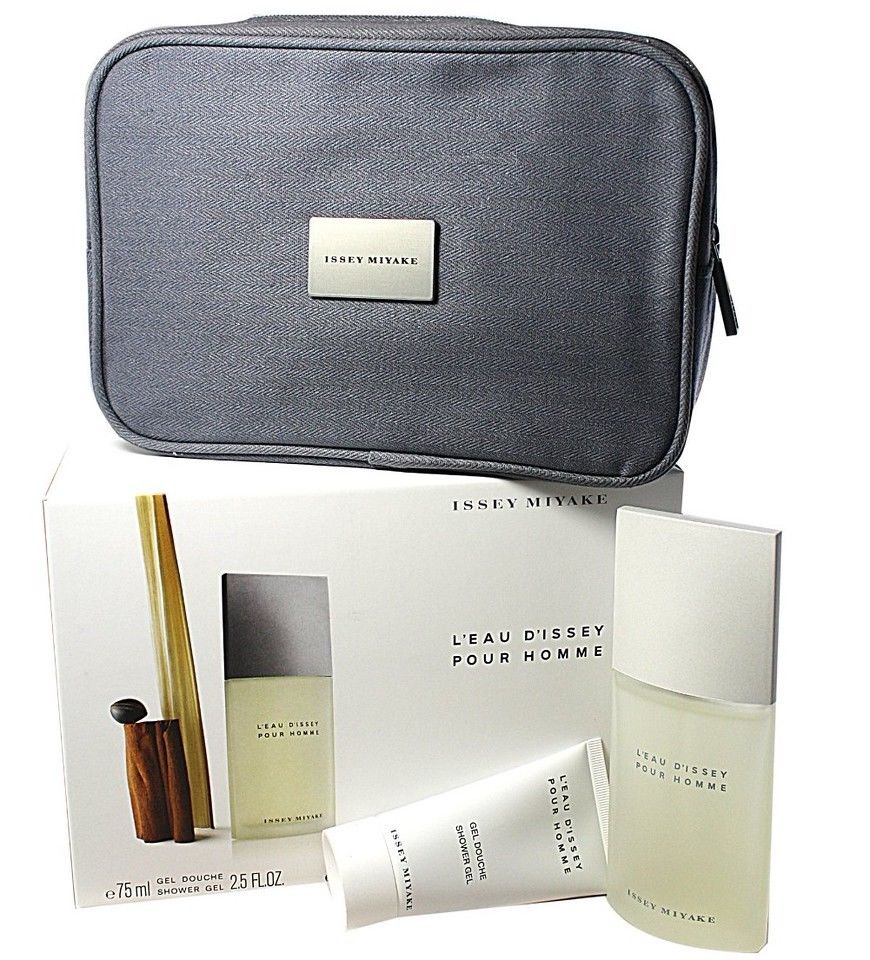 L'EAU D'ISSEY POUR HOMME By Issey Miyake 3 Pcs Gift Set For Men