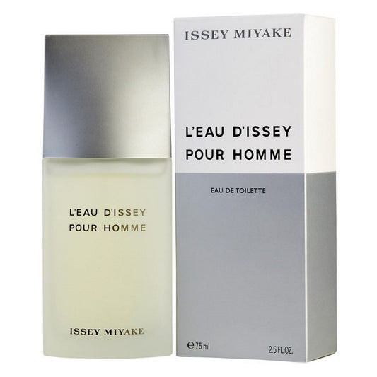 Issey Miyake L'Eau D'Issey Pour Homme for Men Eau De Toilette Spray, 2.5 Fluid Ounce