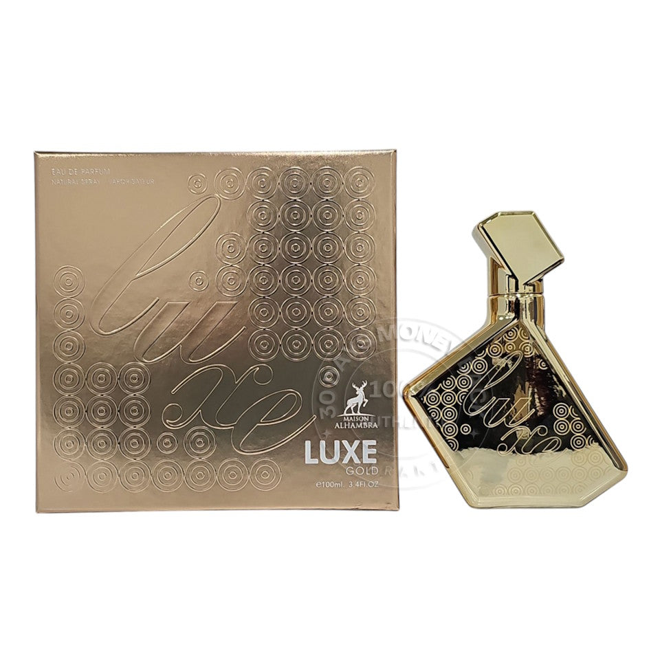 Maison Alhambra Luxe Gold Eau de Parfum 3.4 oz / 100 ml Spray For Unisex