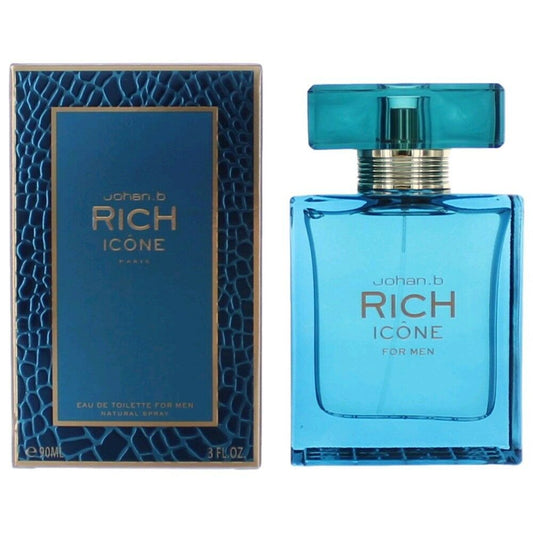 Rich Icone For Men By Johan B 3.0 oz / 90 ml Eau De Toilette Spray